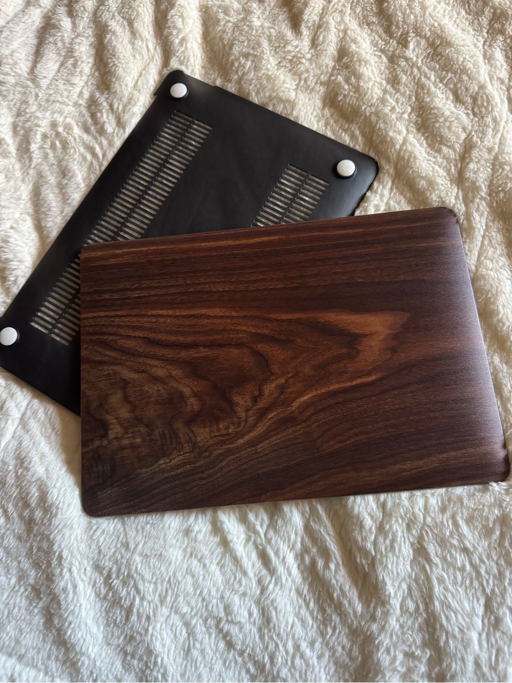Chic MacBook Faux Wood Case Protective Cover
